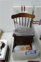 American Girl 15" wooden doll chair