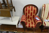 Doll's upholstered chair