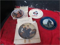 Lord Calvert plate, Norman Rockwell plates