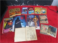 ET & Star wars books, & others.
