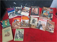 Vintage western book lot.