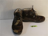 Beaver Skin Boots 1961 Size 12