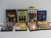 DVD Lot with 1 Blue Ray