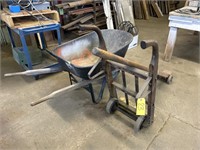 Metal Wheelbarrow & Hand Carts