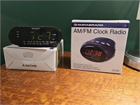 AM/FM Clock Radios x 2