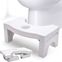 NEW $40 Plastic Toilet Stool, 7'' Height