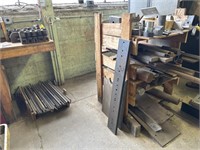 Miscellaneous Stock Steel & Wood Rack