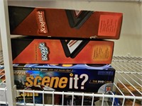 2nd Edition Game of Scene It, Boggle, Scrabble