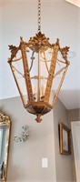 Antique Brass Hall Lantern