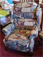Reclining Wingback "Book Chair"