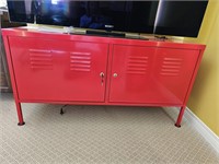 IKEA PS Red Cabinet/Matches Lot 242