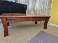 Solid Wood Coffee Table Matches Lot 126