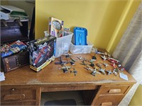 Toy Airplanes, Treasure Chest & KNEX Toy Contents