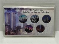 2006 5th Anniversary Twin Tower Quarter Set