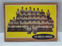 1962 Topps Los Angeles Dodgers Team Card