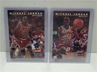 1992 Skybox Michael Jordan USA Cards 2 Units