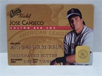 1995 Studio Jose Canseco Bank Card