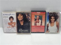 Whitney Houston Casette Tapes 4 Units
