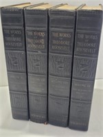 1926 The Works of Teddy Roosevelt Books 4 Units