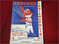 1955 Cleveland Indians Souvenir Score Book