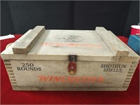 Wooden Winchester Ammo Box