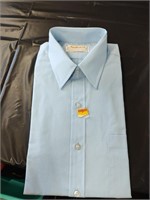 Size 16-33 Andhurst Dress Shirt Light Blue Long