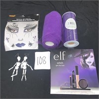 new Elf with make up, skeleton earrings & more