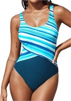 NEW $40 (L) Scoop Neck One Piece Bathing Suits
