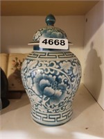 HAND PAINTED GINGER JAR
