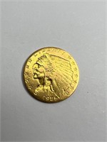 1925 $2.5 gold Indian coin