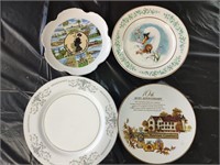 Lot of 4 Vintage Plates