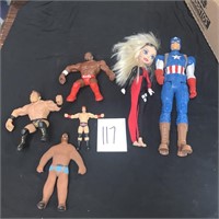 wrestlers Captain America action figure