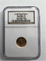 2002  $5 1/10oz gold eagle coin