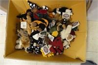 Box of Ganz mini stuffed toys