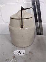 Antique Stoneware Weir Fruit Canning Jar with