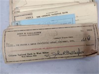 Stack of General Merchandise checks - 1950's