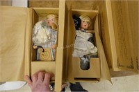 2 Yesterday's Child porcelain dolls - "Leslie" &
