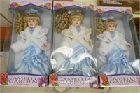 3 Camellia Garden porcelain dolls
