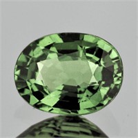 Natural Green Sapphire 1.06 Cts {Flawless-VVS}