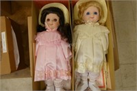 2 Brinn's porcelain dolls - "Googly Eyes"