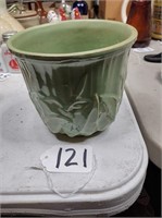 McCOy green pottery bowl