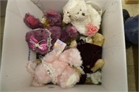 Box plush bears & toys