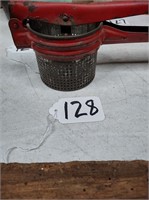 Antique cast iron hand press juicer/squeezer