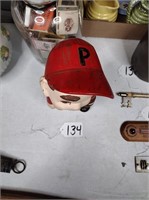 Porcelain Pets "Smiley" baseball figure