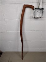 Wooden walking stick, 35"