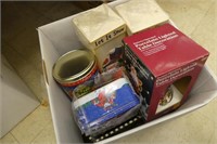 Box Christmas decor - tins & other