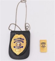 Concealed Carry Permit Badge and Money Clip