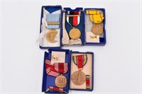 5 US Military Service Campaign Medals