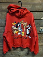 Thats All Folks Looney Tunes Hoodie 2X