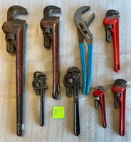 L - LOT OF 8 WRENCHES (B1)